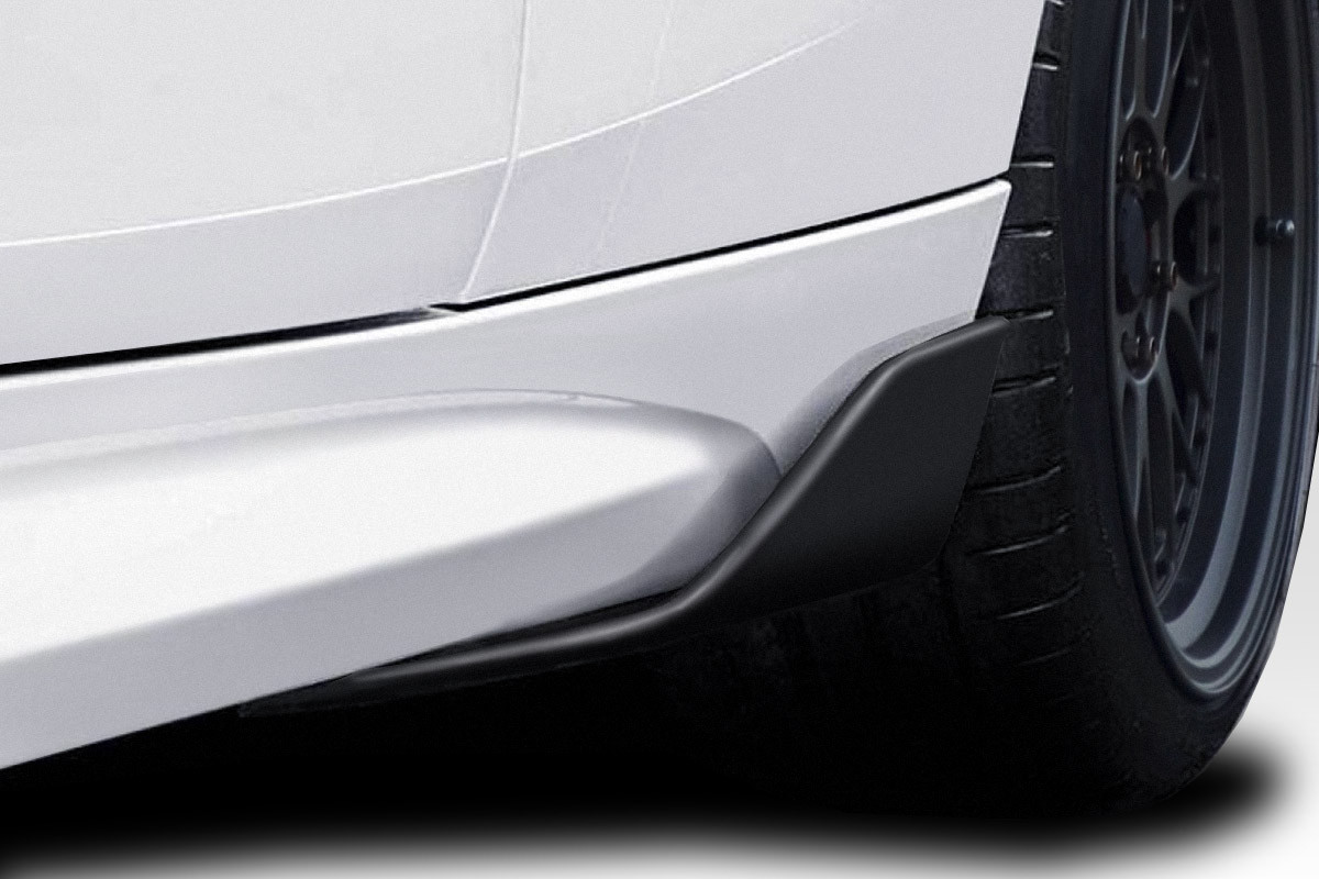Universal Duraflex Type 1 Side Splitter Winglets - 2 Piece / Vehicle Year Make Model Trim - --  ALL / Product Type - Sideskirts / Style Name -\Universal / Kit Material - FRP (Fiberglass Reinforced Plastics) / Notes -