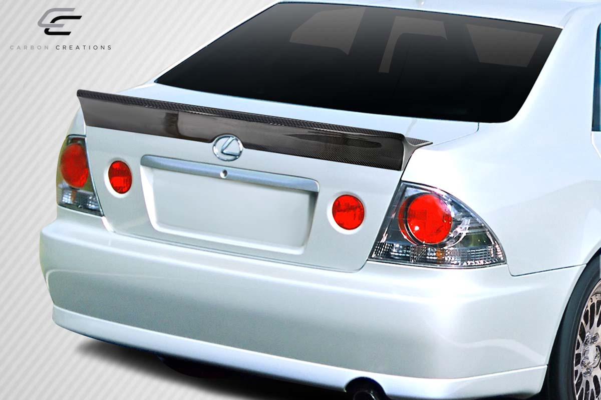2000-2005 Lexus IS Series IS300 Carbon Creations DriTech RBS Wing Spoiler - 1 Piece / Vehicle Year Make Model Trim - 2000-2005-Lexus IS ALL / Product Type - Wing / Style Name -RBS / Kit Material - Carbon Fiber / Notes -