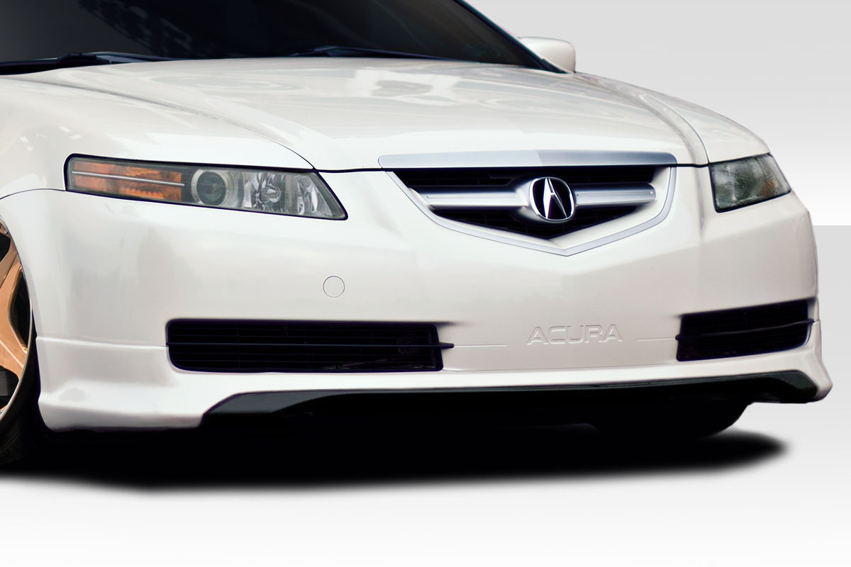 2004-2006 Acura TL Duraflex Aspec Look Front Lip - 1 Piece / Vehicle Year Make Model Trim - 2004-2006-Acura TL ALL / Product Type - Front Lip/Add On / Style Name -Aspec Look / Kit Material - FRP (Fiberglass Reinforced Plastics) / Notes -