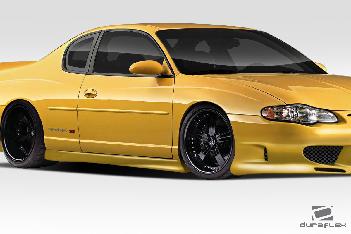 2000-2007 Chevrolet Monte Carlo Duraflex Champion Side Skirts - 2 Piece / Vehicle Year Make Model Trim - 2000-2007-Chevrolet Monte Carlo ALL / Product Type - Sideskirts / Style Name -Champion / Kit Material - FRP (Fiberglass Reinforced Plastics) / Notes -