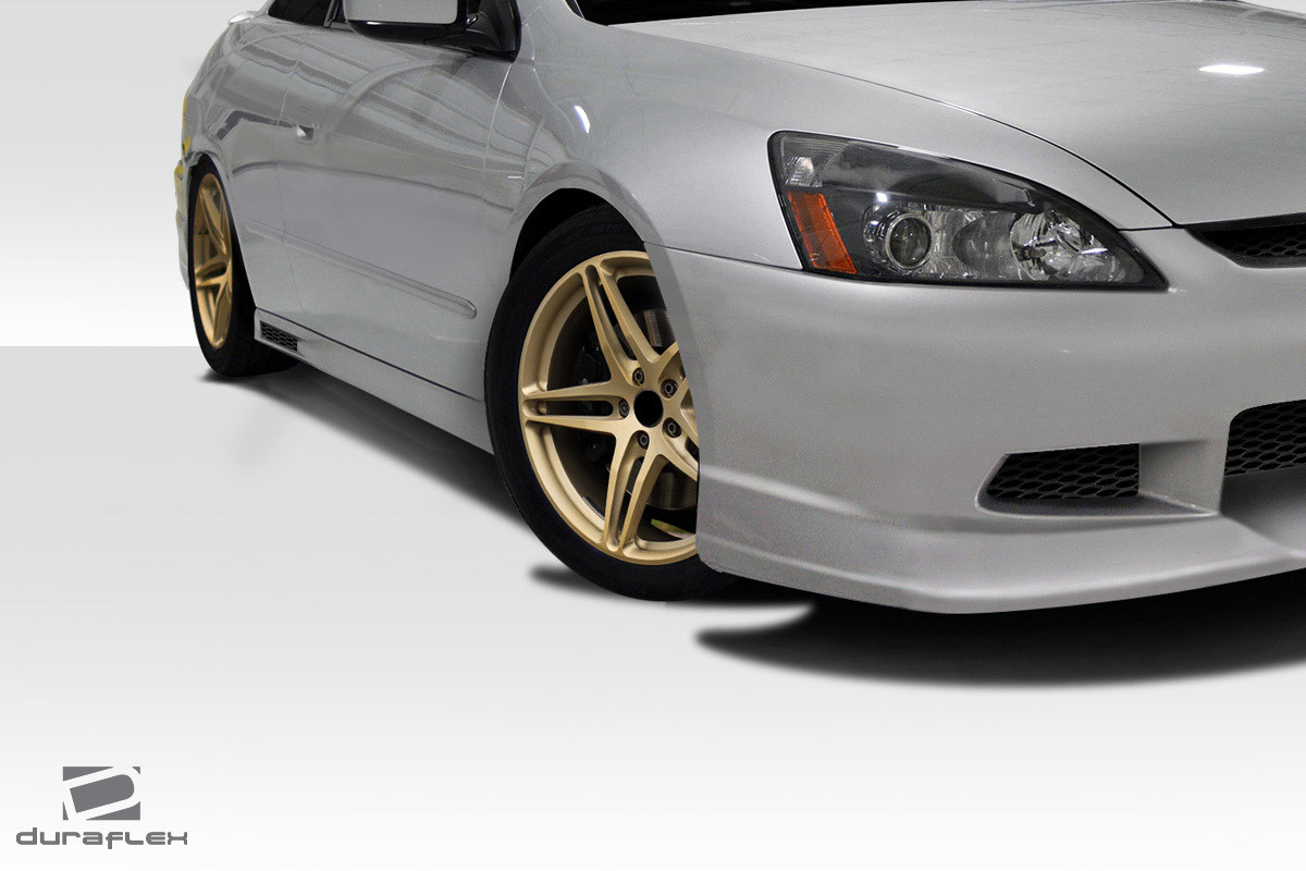 2003-2007 Honda Accord 2DR Duraflex C-2 Side Skirts - 2 Piece / Vehicle Year Make Model Trim - 2003-2007-Honda Accord 2DR / Product Type - Sideskirts / Style Name -C-2 / Kit Material - FRP (Fiberglass Reinforced Plastics) / Notes -