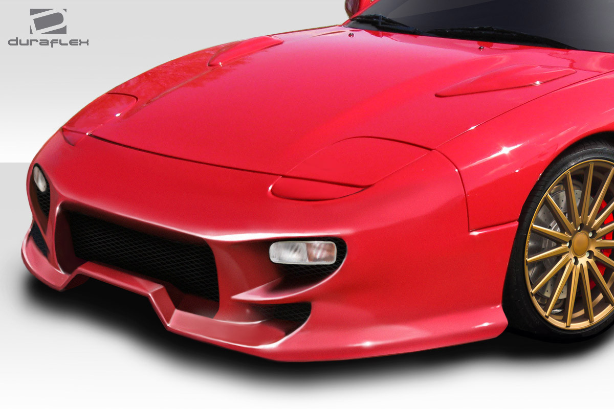 1991-1993 Mitsubishi 3000GT Dodge Stealth Duraflex Vader Front Bumper - 1 Piece / Vehicle Year Make Model Trim - 1991-1993-Mitsubishi 3000GT ALL / Product Type - Front Bumper / Style Name -Vader / Kit Material - FRP (Fiberglass Reinforced Plastics) / Notes -