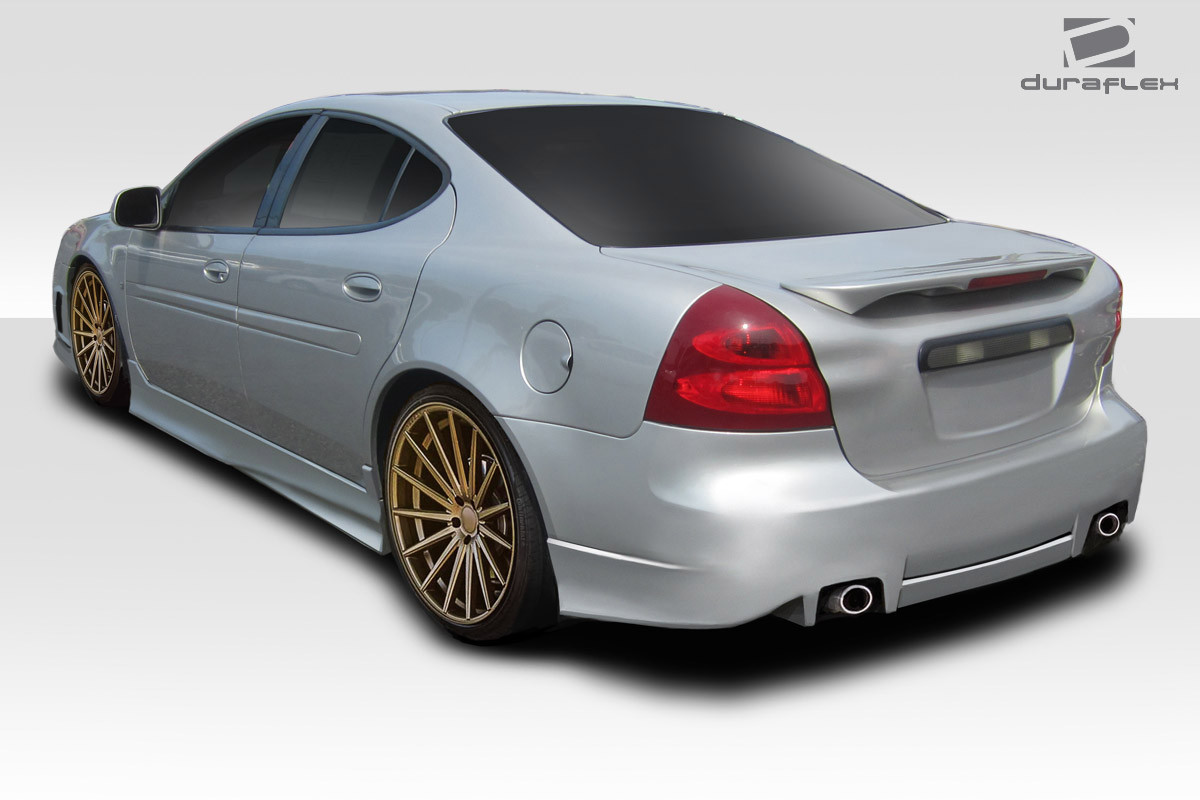 2004-2008 Pontiac Grand Prix Duraflex Showoff 3 Body Kit - 4 Piece - Includes Showoff Front Bumper (1146830 Showoff Rear Bumper (114684) Showoff Side Skirts (114685) / Vehicle Year Make Model Trim - 2004-2008-Pontiac Grand Prix ALL / Product Type - Kit / Style Name -Showoff 3 / Kit Material - FRP (Fiberglass Reinforced Plastics) / Notes -
