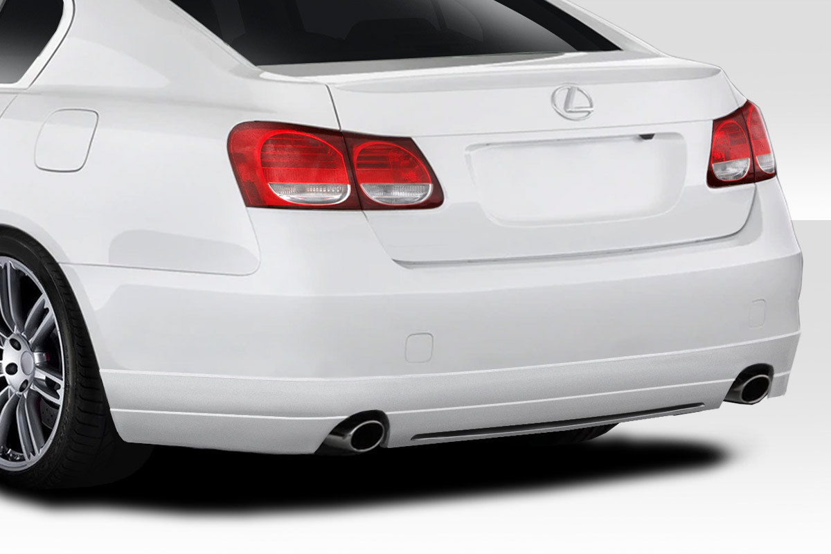 2006-2007 Lexus GS Series GS300 GS350 GS430 GS450 GS460 Duraflex JPR Rear Lip Under Spoiler Air Dam - 1 Piece / Vehicle Year Make Model Trim - 2006-2007-Lexus GS ALL / Product Type - Rear Lip/Add On / Style Name -JPR / Kit Material - FRP (Fiberglass Reinforced Plastics) / Notes -