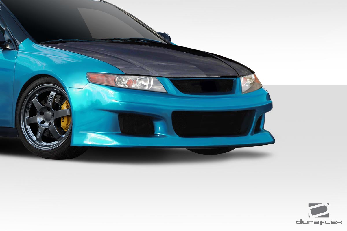 2004-2008 Acura TSX Duraflex SPN Front Bumper Cover - 1 Piece / Vehicle Year Make Model Trim - 2004-2008-Acura TSX ALL / Product Type - Front Bumper / Style Name -SPN / Kit Material - FRP (Fiberglass Reinforced Plastics) / Notes -