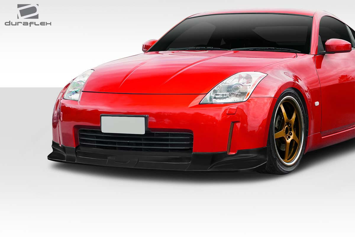 2003-2005 Nissan 350Z Z33 Duraflex C-1 Front Lip Under Spoiler Air Dam - 1 Piece / Vehicle Year Make Model Trim - 2003-2005-Nissan 350Z ALL / Product Type - Front Lip/Add On / Style Name -C-1 / Kit Material - FRP (Fiberglass Reinforced Plastics) / Notes -