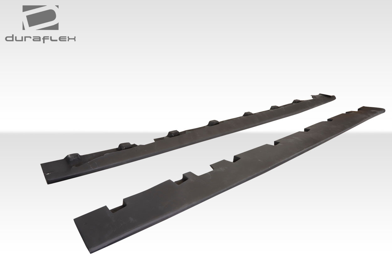 2015-2023 Ford Mustang Duraflex KT Side Skirt Rocker Panels - 2 Piece (S) / Vehicle Year Make Model Trim - 2015-2023-Ford Mustang ALL / Product Type - Sideskirts / Style Name -KT / Kit Material - FRP (Fiberglass Reinforced Plastics) / Notes -