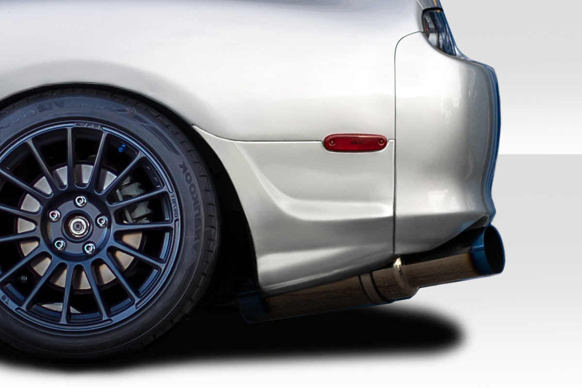 1993-1998 Toyota Supra Duraflex RD-X Rear Add Ons Spat Extensions - 2 Piece / Vehicle Year Make Model Trim - 1993-1998-Toyota Supra ALL / Product Type - Accessory / Style Name -RD-X / Kit Material - FRP (Fiberglass Reinforced Plastics) / Notes -