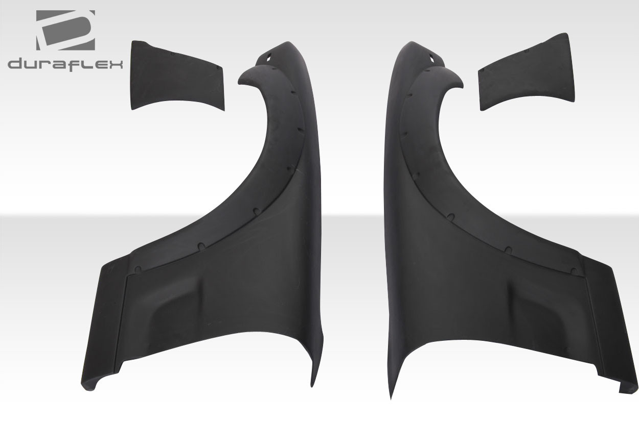 1993-1997 Mazda RX-7 Duraflex TKO Boss Wide Body Front Fenders - 4 Piece (S) / Vehicle Year Make Model Trim - 1993-1997-Mazda RX7 ALL / Product Type - Fender / Style Name -TKO Boss / Kit Material - FRP (Fiberglass Reinforced Plastics) / Notes -