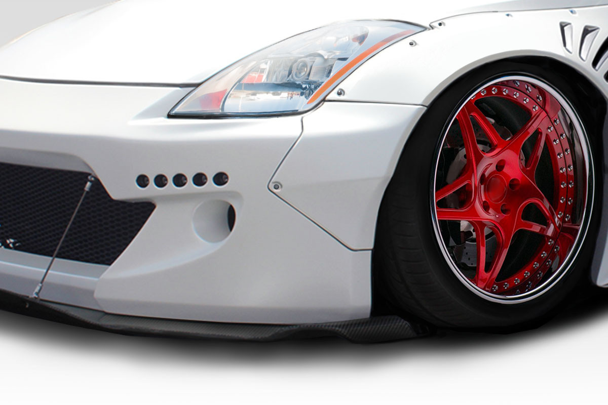 2003-2008 Nissan 350Z Z33 Duraflex RBS Front Fender Flare Add Ons - 2 Piece / Vehicle Year Make Model Trim - 2003-2008-Nissan 350Z ALL / Product Type - Accessory / Style Name -RBS / Kit Material - FRP (Fiberglass Reinforced Plastics) / Notes -