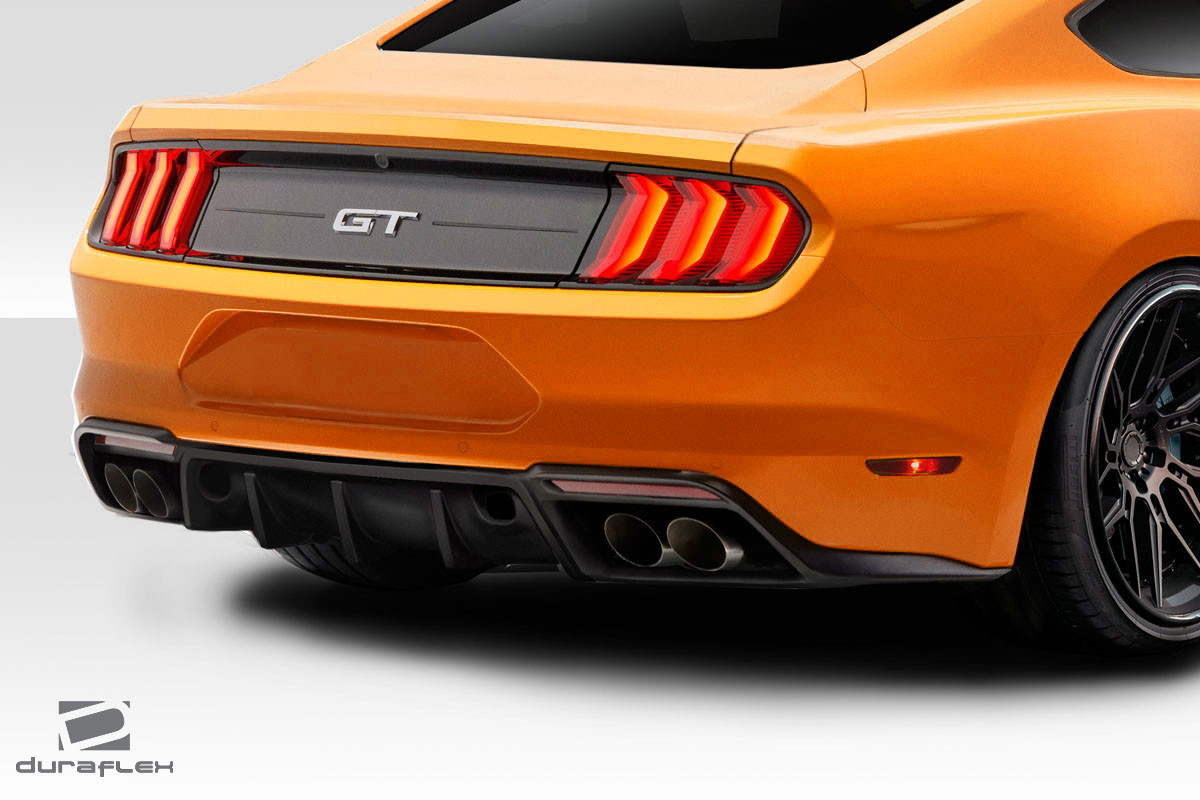 2018-2023 Ford Mustang Duraflex Grid Rear Diffuser - 1 Piece / Vehicle Year Make Model Trim - 2018-2023-Ford Mustang ALL / Product Type - Rear Lip/Add On / Style Name -Grid / Kit Material - FRP (Fiberglass Reinforced Plastics) / Notes -