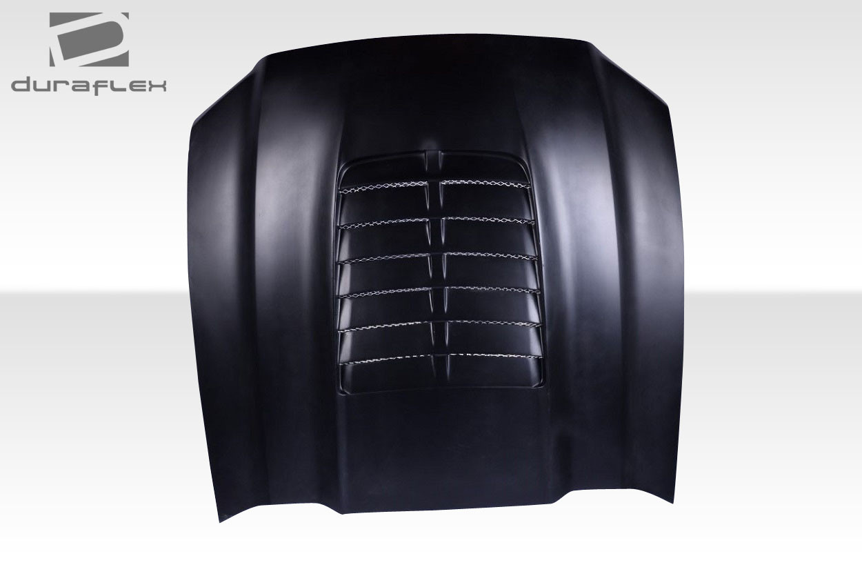 2013-2014 Ford Mustang / 2010-2014 Mustang GT500 Duraflex GT500 V2 Hood - 1 Piece / Vehicle Year Make Model Trim - 2013-2014-Ford Mustang ALL / Product Type - Hood / Style Name -GT500 V2 / Kit Material - FRP (Fiberglass Reinforced Plastics) / Notes - Note: Hood pins are required.