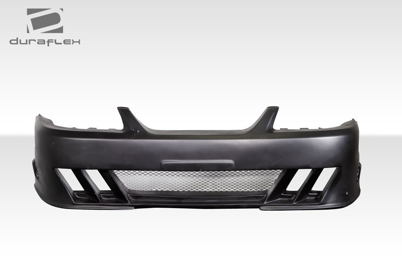 1999-2004 Ford Mustang Duraflex Demon Front Bumper - 1 Piece / Vehicle Year Make Model Trim - 1999-2004-Ford Mustang ALL / Product Type - Front Bumper / Style Name -Demon / Kit Material - FRP (Fiberglass Reinforced Plastics) / Notes -
