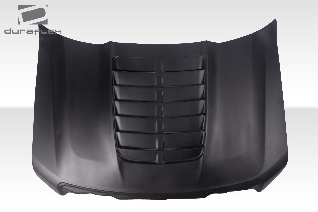 2009-2014 Ford F-150 Duraflex GT500 V2 Hood - 1 Piece / Vehicle Year Make Model Trim - 2009-2014-Ford F150 ALL / Product Type - Hood / Style Name -GT500 V2 / Kit Material - FRP (Fiberglass Reinforced Plastics) / Notes - Note: Hood pins are required.
