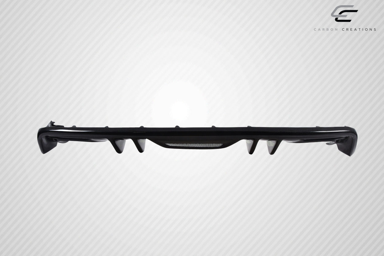 2015-2017 Ford Mustang Carbon Creations KT Style Rear Diffuser - 1 Piece (S) / Vehicle Year Make Model Trim - 2015-2017-Ford Mustang ALL / Product Type - Rear Lip/Add On / Style Name -KT Style / Kit Material - Carbon Fiber / Notes -