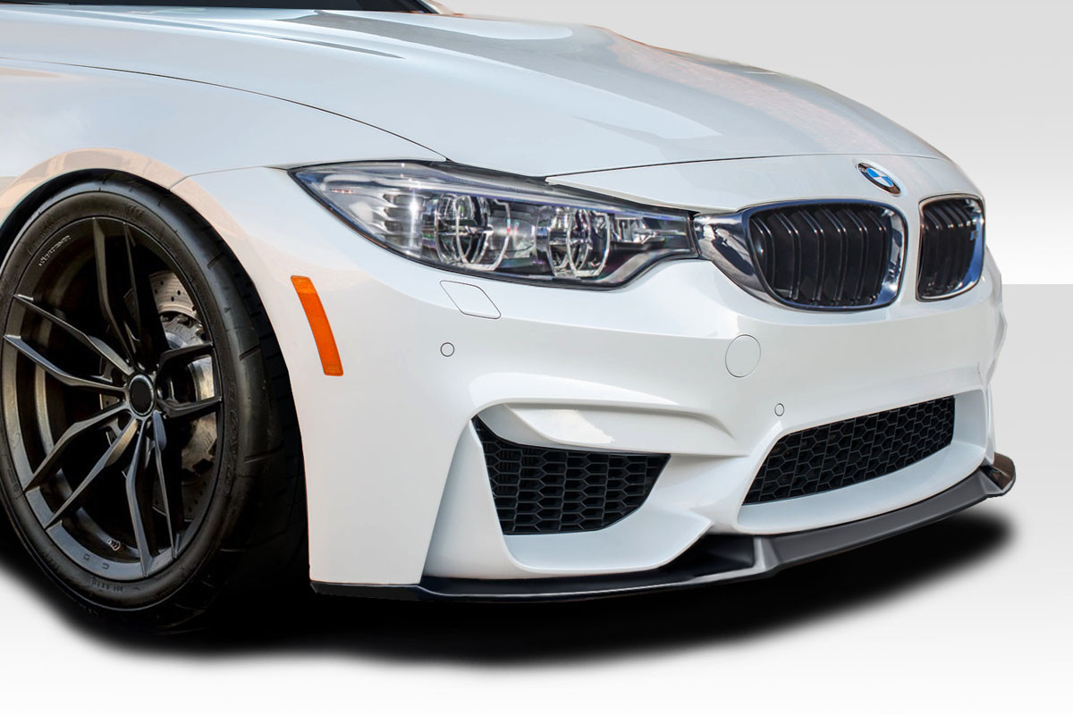 2014-2018 BMW M3 F80 2014-2020 M4 F82 F83 Duraflex CS Look Front Lip Under Spoiler - 1 Piece (S) / Vehicle Year Make Model Trim - 2014-2018-BMW M3 ALL / Product Type - Front Lip/Add On / Style Name -CS Look / Kit Material - FRP (Fiberglass Reinforced Plastics) / Notes -