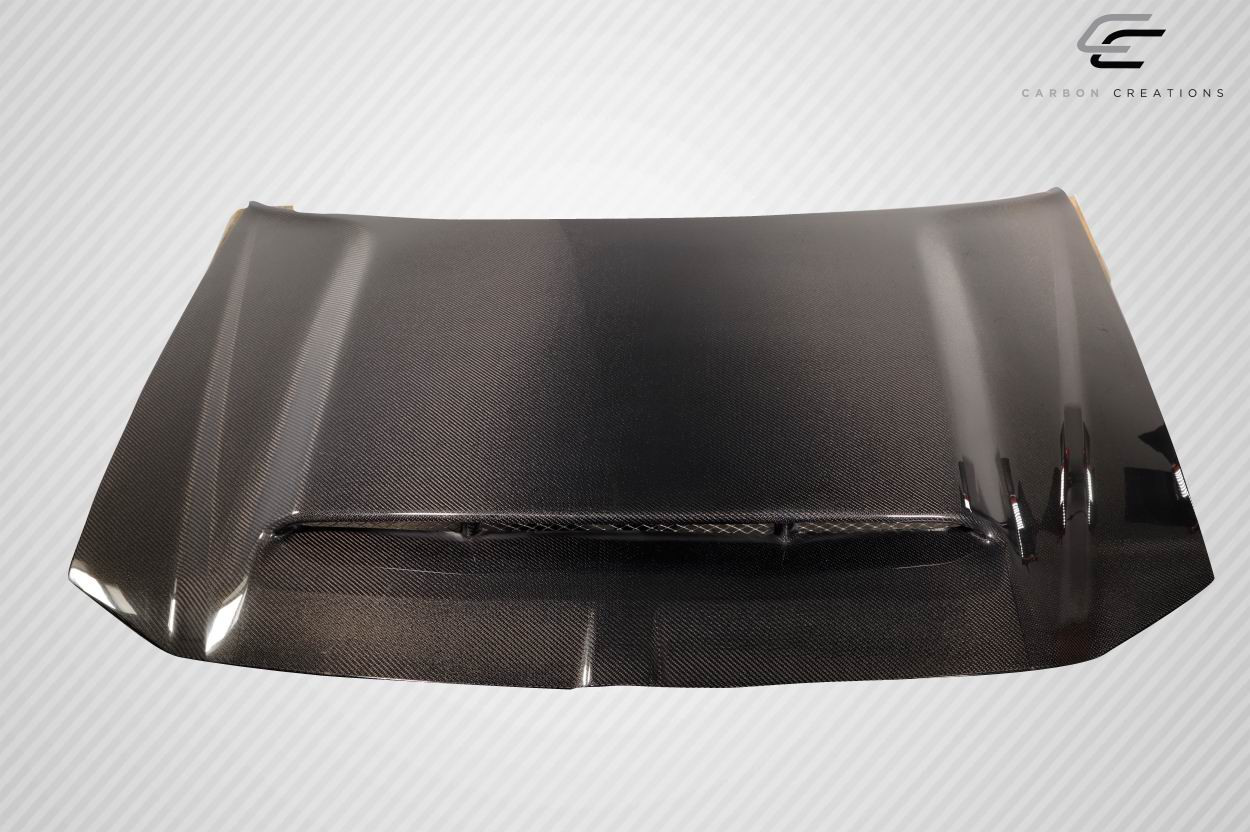 2005-2007 Dodge Magnum Carbon Creations Demon Look Hood - 1 Piece / Vehicle Year Make Model Trim - 2005-2007-Dodge Magnum ALL / Product Type - Hood / Style Name -Demon Look / Kit Material - Carbon Fiber / Notes - Note: Hood pins are required.