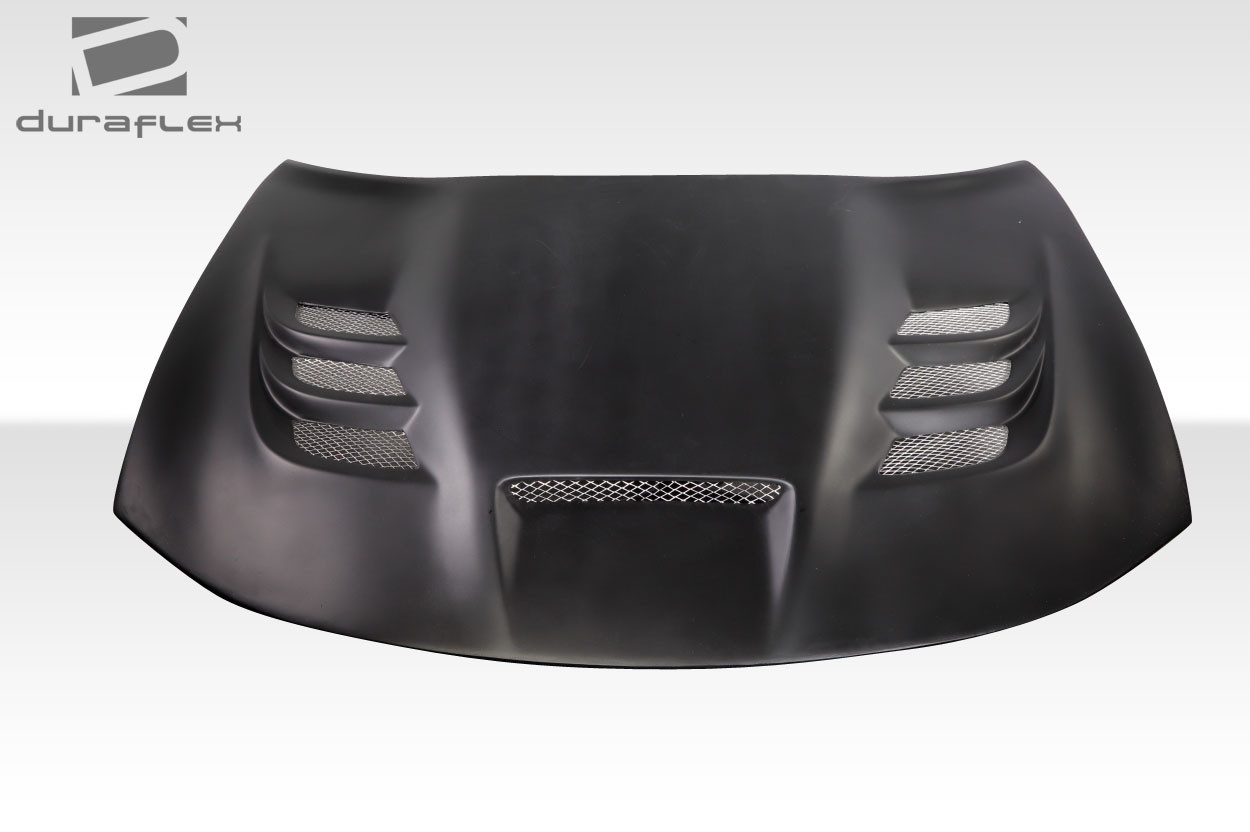 2015-2023 Dodge Charger Duraflex Viper Hood - 1 Piece / Vehicle Year Make Model Trim - 2015-2023-Dodge Charger ALL / Product Type - Hood / Style Name -Viper / Kit Material - FRP (Fiberglass Reinforced Plastics) / Notes - Note: Hood pins are required.