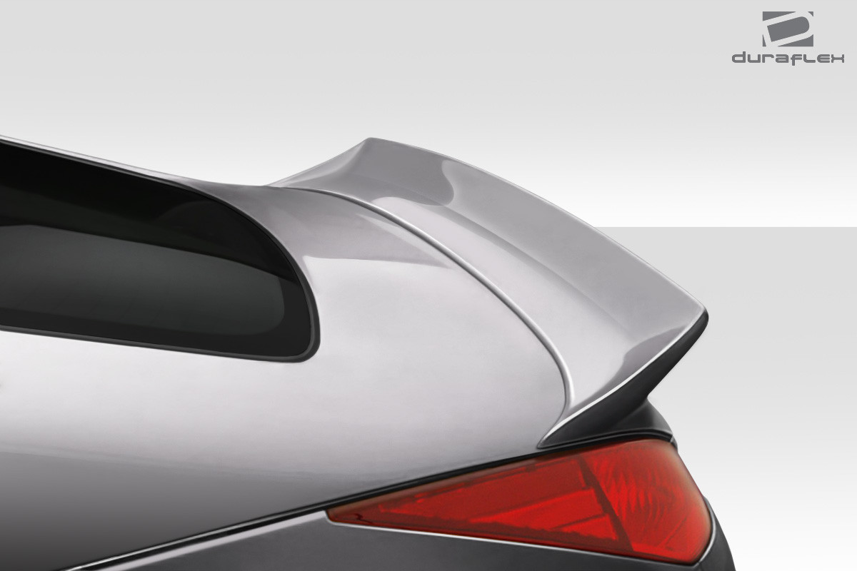 2003-2008 Nissan 350Z Z33 Coupe Duraflex Super Cool Rear Wing Spoiler - 1 Piece / Vehicle Year Make Model Trim - 2003-2008-Nissan 350Z 2DR / Product Type - Wing / Style Name -Super Cool / Kit Material - FRP (Fiberglass Reinforced Plastics) / Notes -
