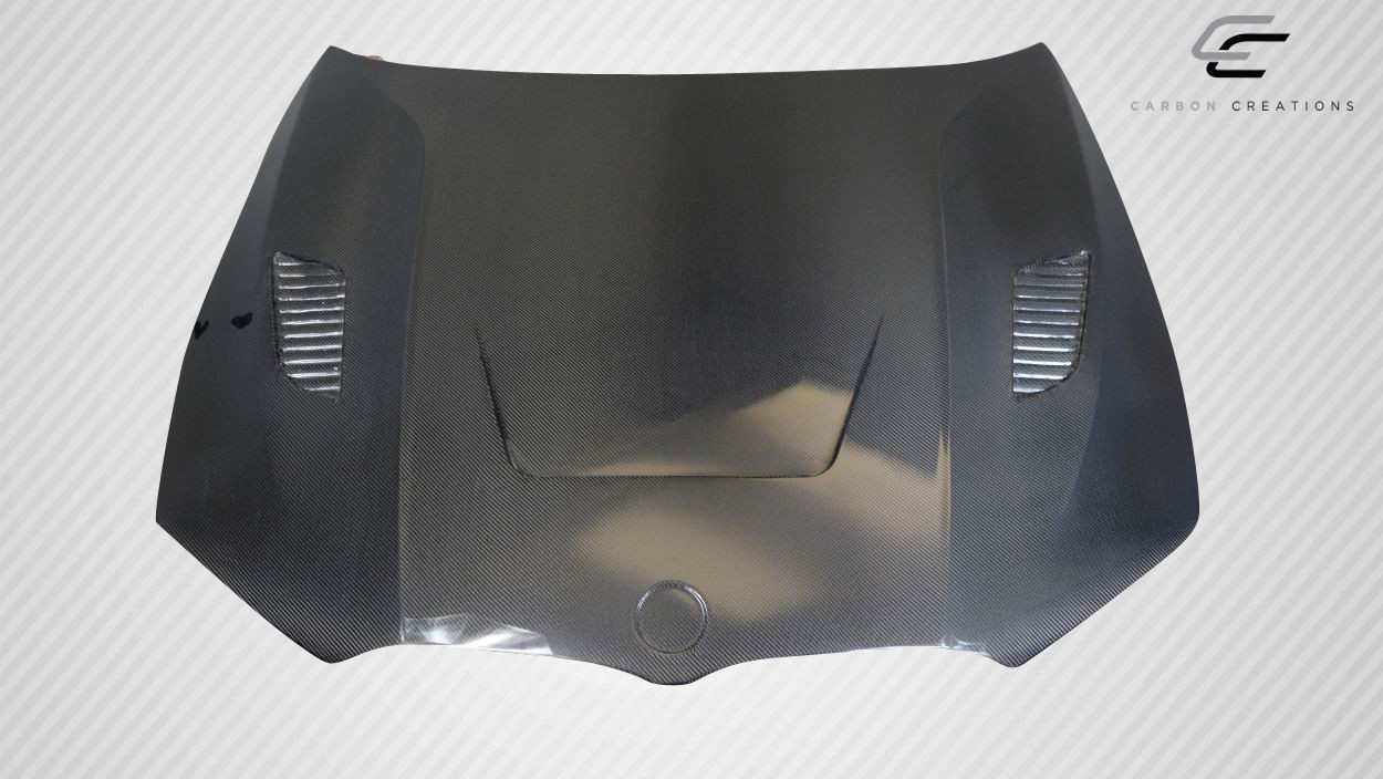 2019-2022 BMW 3 Series G20 Carbon Creations AF1 Look Hood - 1 Piece / Vehicle Year Make Model Trim - 2019-2022-BMW 3 Series ALL / Product Type - Hood / Style Name -AF1 Look / Kit Material - Carbon Fiber / Notes - Note: Hood Pins are Required
