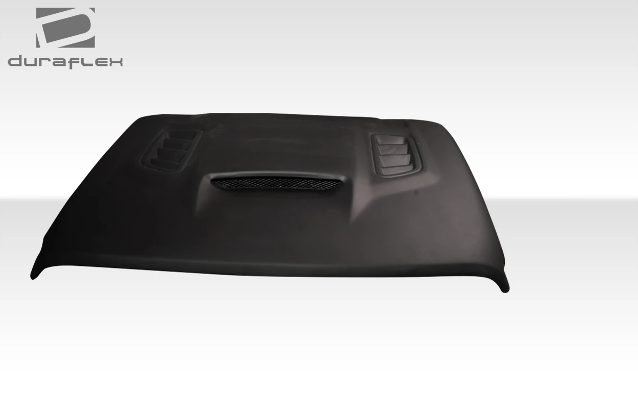 2018-2025 Jeep Wrangler JL Gladiator JT Duraflex Vortex Look Hood - 1 Piece / Vehicle Year Make Model Trim - 2018-2025-Jeep Wrangler ALL / Product Type - Hood / Style Name -Vortex Look / Kit Material - FRP (Fiberglass Reinforced Plastics) / Notes - Note: Hood Pins are Required