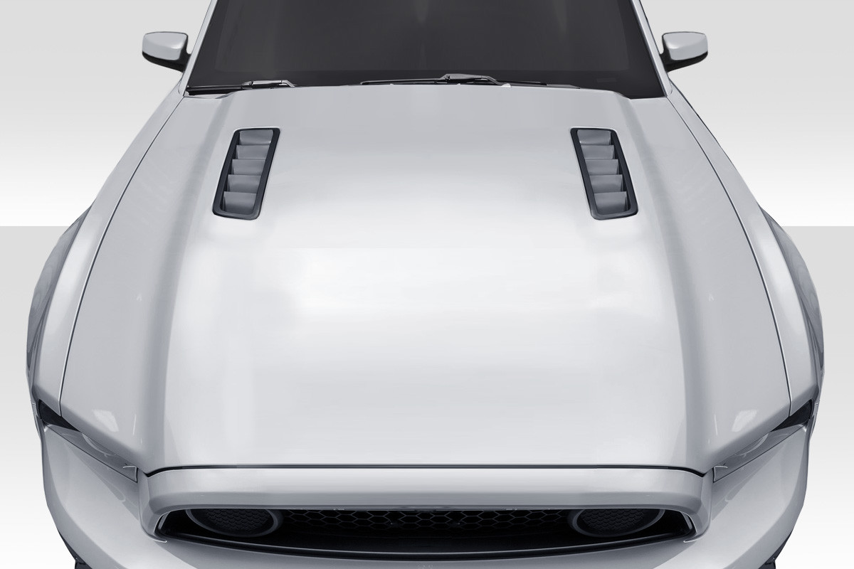 Universal Duraflex Race Hood Louver Vents - 2 Piece / Vehicle Year Make Model Trim - --  ALL / Product Type - Accessory / Style Name -\Universal / Kit Material - FRP (Fiberglass Reinforced Plastics) / Notes - Note: Hood Pins are Required