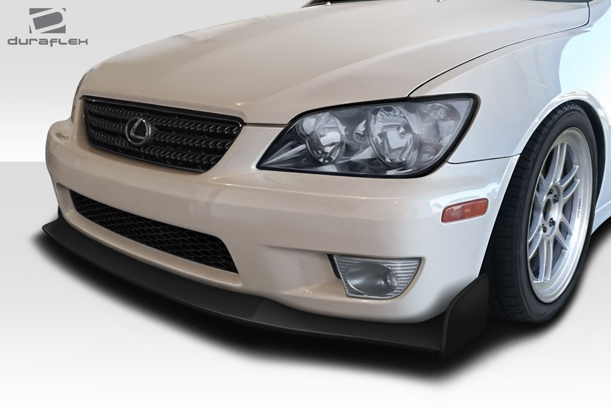 2000-2005 Lexus IS Series IS300 Duraflex Type JS Front Lip Under Spoiler - 1 Piece / Vehicle Year Make Model Trim - 2000-2005-Lexus IS ALL / Product Type - Front Lip/Add On / Style Name -Type JS / Kit Material - FRP (Fiberglass Reinforced Plastics) / Notes -