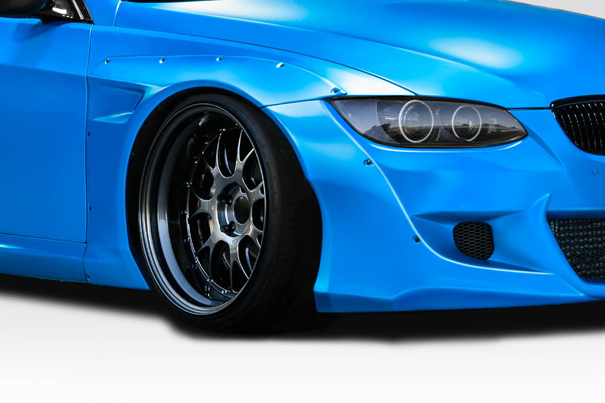 2007-2010 BMW 3 Series E92 E93 2DR Convertible Duraflex RBS Front Fender Flares - 2 Piece ( Fits M-Sport Only ) / Vehicle Year Make Model Trim - 2007-2010-BMW 3 Series ALL / Product Type - Fender Flare / Style Name -RBS / Kit Material - FRP (Fiberglass Reinforced Plastics) / Notes -
