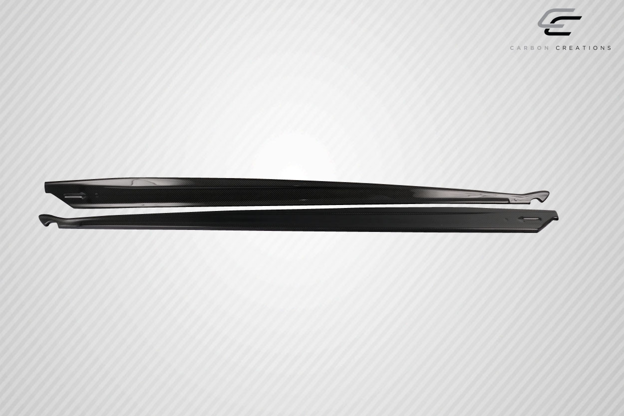 2020-2025 Toyota Supra A90 Carbon Creations Speed Side Skirts Splitters - 2 Piece (S) / Vehicle Year Make Model Trim - 2020-2025-Toyota Supra ALL / Product Type - Sideskirts / Style Name -Speed / Kit Material - Carbon Fiber / Notes -