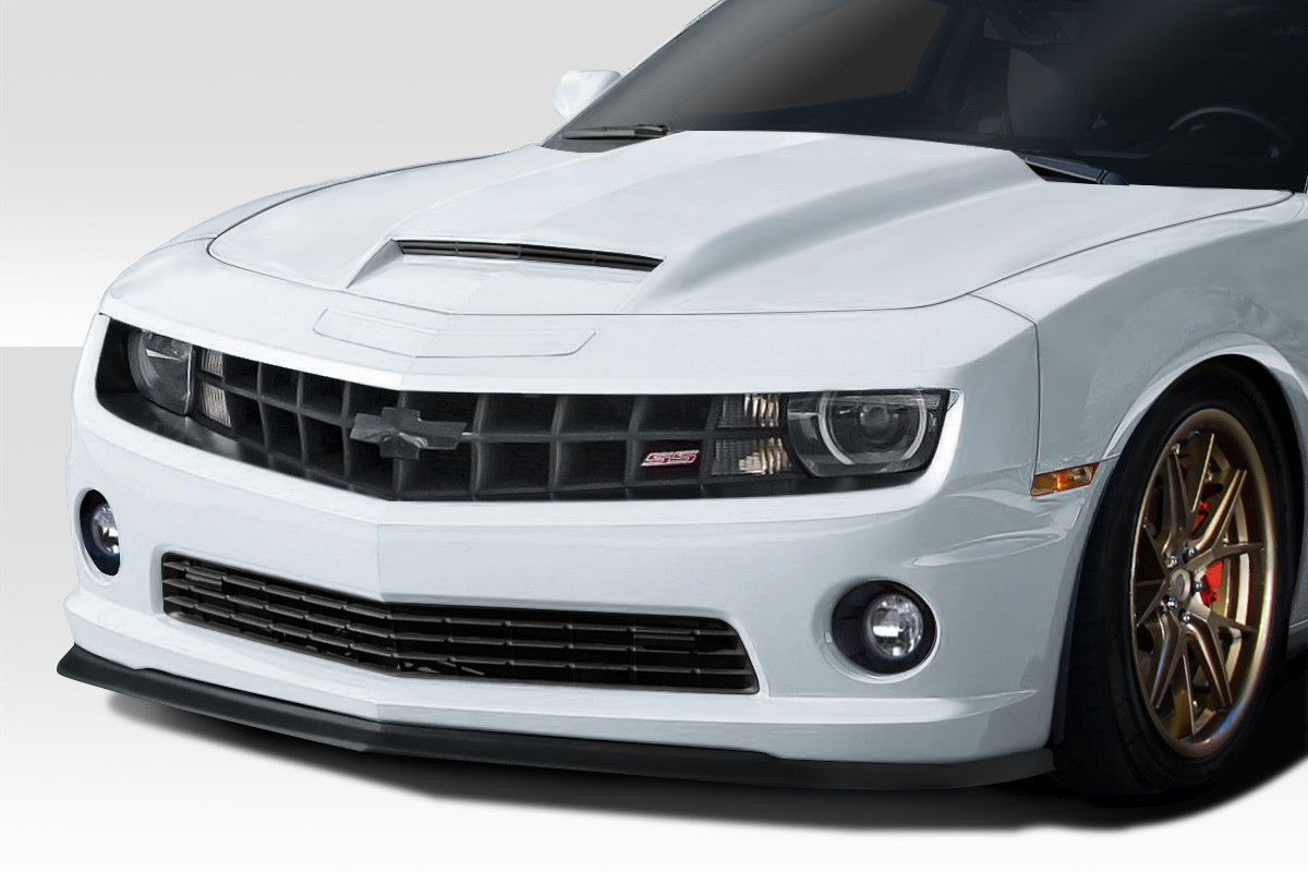2010-2013 Chevrolet Camaro V8 Duraflex Zeta Front Lip Spoiler - 1 Piece (S) / Vehicle Year Make Model Trim - 2010-2013-Chevrolet Camaro ALL / Product Type - Front Lip/Add On / Style Name -Zeta / Kit Material - FRP (Fiberglass Reinforced Plastics) / Notes -