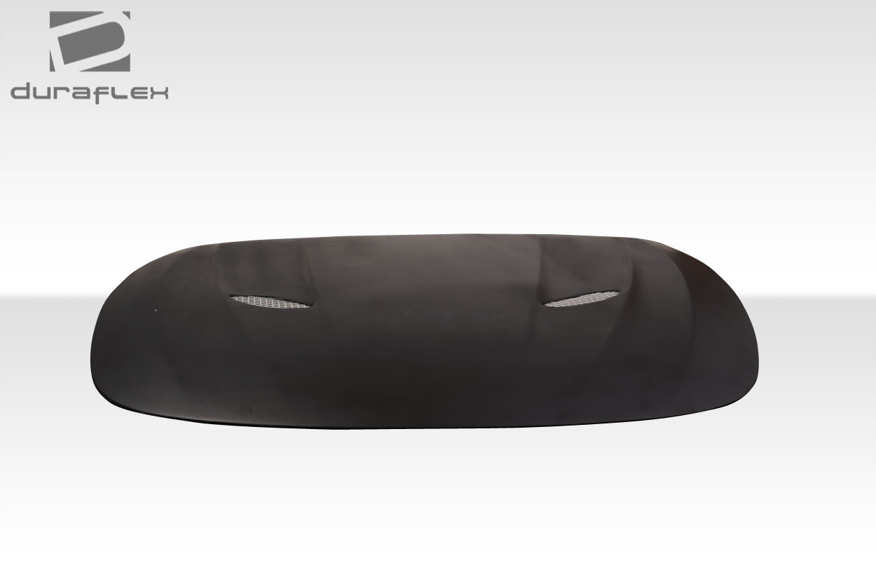 2018-2023 Kia Stinger Duraflex Executive Hood - 1 Piece / Vehicle Year Make Model Trim - 2018-2023-Kia Stinger 4DR / Product Type - Hood / Style Name -Executive / Kit Material - FRP (Fiberglass Reinforced Plastics) / Notes - Hood pins are required.