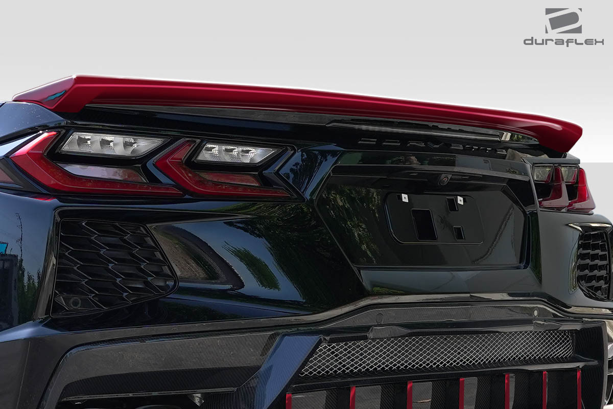 2020-2025 Chevrolet Corvette C8 Duraflex Gran Veloce Flush Mount Rear Wing Spoiler - 1 Piece / Vehicle Year Make Model Trim - 2020-2025-Chevrolet Corvette ALL / Product Type - Wing / Style Name -Gran Veloce / Kit Material - FRP (Fiberglass Reinforced Plastics) / Notes -