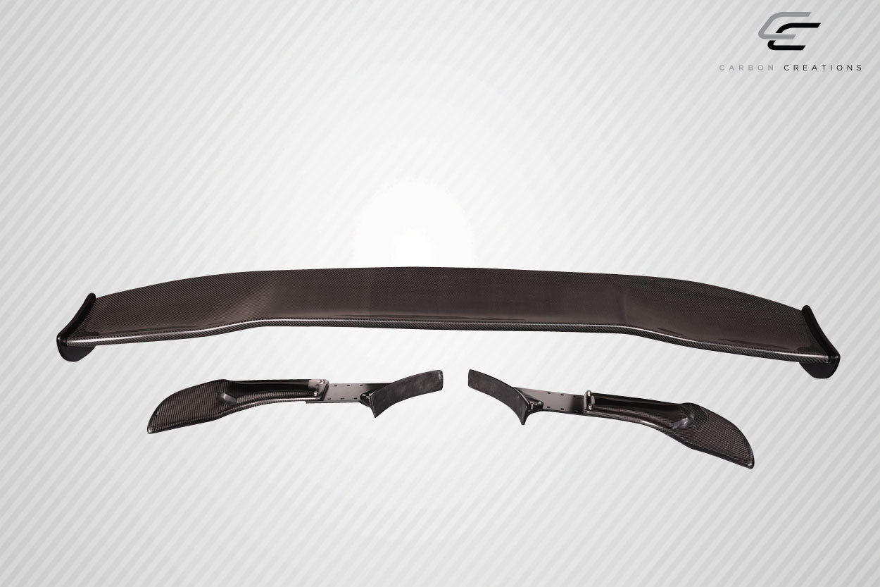 1993-1998 Toyota Supra Carbon Creations Big Boy Rear Wing Spoiler - 5 Piece / Vehicle Year Make Model Trim - 1993-1998-Toyota Supra ALL / Product Type - Wing / Style Name -Big Boy / Kit Material - Carbon Fiber / Notes -