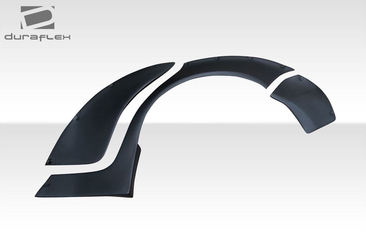 2011-2014 Subaru Impreza WRX STI 4DR Duraflex Magna Wide Body Rear Fender Flares - 6 Pieces / Vehicle Year Make Model Trim - 2011-2014-Subaru WRX 4DR / Product Type - Fender Flare / Style Name -Magna / Kit Material - FRP (Fiberglass Reinforced Plastics) / Notes - Note: can fit wheels 4" wider than stock