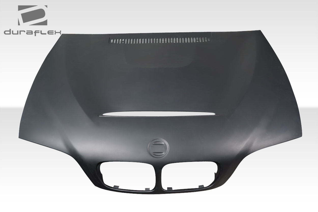 2000-2003 BMW 3 Series E46 2DR Duraflex GTS Look Hood - 1 Piece / Vehicle Year Make Model Trim - 2000-2003-BMW 3 Series 2DR / Product Type - Hood / Style Name -GTS / Kit Material - FRP (Fiberglass Reinforced Plastics) / Notes - Hood pins are required.