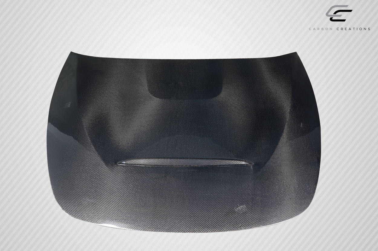 2018-2023 Kia Stinger Carbon Creations GTS Look Hood - 1 Piece / Vehicle Year Make Model Trim - 2018-2023-Kia Stinger ALL / Product Type - Hood / Style Name -GTS / Kit Material - Carbon Fiber / Notes - Hood pins are required.