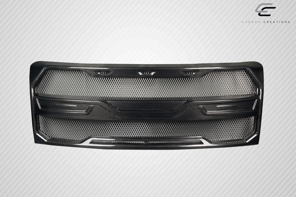2009-2014 Ford F-150 Carbon Creations Rage Grille - 1 Piece / Vehicle Year Make Model Trim - 2009-2014-Ford F150 ALL / Product Type - Grilles / Style Name -Rage / Kit Material - Carbon Fiber / Notes -