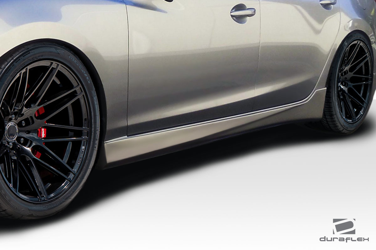 2014-2021 Mazda 6 Duraflex Lazer Side Skirt Rocker Panels - 2 Pieces / Vehicle Year Make Model Trim - 2014-2021-Mazda Mazda 6 ALL / Product Type - Sideskirts / Style Name -Lazer / Kit Material - FRP (Fiberglass Reinforced Plastics) / Notes -