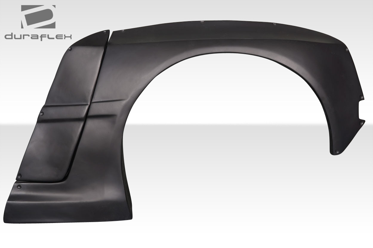 1985-1992 Mazda RX7 Duraflex Phoenix Fire Rear Fender Flares - 4 Piece (+75mm Added Clearance) / Vehicle Year Make Model Trim - 1985-1992-Mazda RX7 ALL / Product Type - Fender Flare / Style Name -Phoenix Fire / Kit Material - FRP (Fiberglass Reinforced Plastics) / Notes -