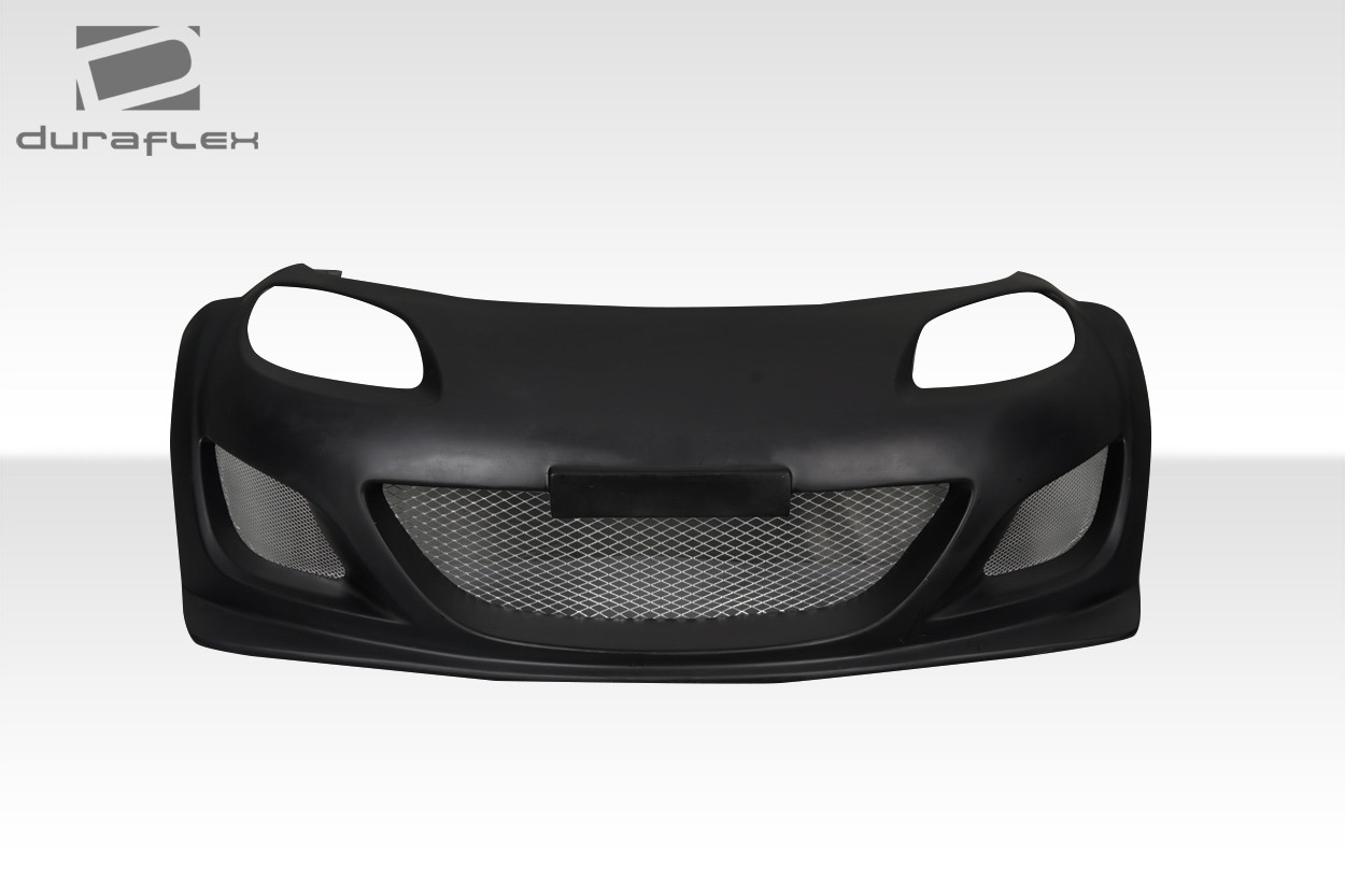 2006-2015 Mazda Miata Duraflex Syndicate Front Bumper - 1 Piece / Vehicle Year Make Model Trim - 2006-2015-Mazda Miata ALL / Product Type - Front Bumper / Style Name -Syndicate / Kit Material - FRP (Fiberglass Reinforced Plastics) / Notes -
