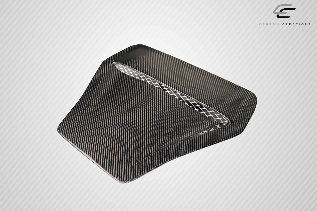 2017-2021 Honda Civic Type R Carbon Creations OEM Look Hood Scoop - 1 Piece / Vehicle Year Make Model Trim - 2017-2021-Honda Civic ALL / Product Type - Hood / Style Name -OEM Look / Kit Material - Carbon Fiber / Notes -