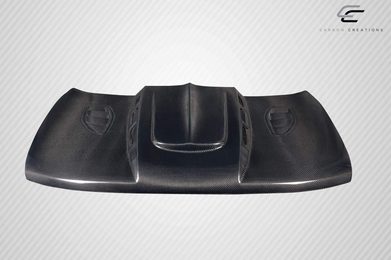 2015-2023 Jeep Renegade Carbon Creations Thermal Hood -1 Piece / Vehicle Year Make Model Trim - 2015-2023-Jeep Renegade ALL / Product Type - Hood / Style Name -Thermal / Kit Material - Carbon Fiber / Notes - Hood pins are required.
