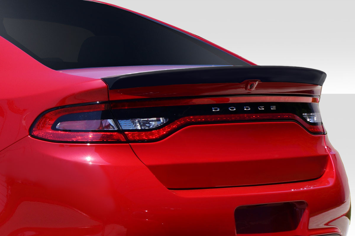 2013-2016 Dodge Dart Duraflex Evo P Rear Wing Spoiler - 1 Piece (S) / Vehicle Year Make Model Trim - 2013-2016-Dodge Dart ALL / Product Type - Wing / Style Name -Evo P / Kit Material - FRP (Fiberglass Reinforced Plastics) / Notes -