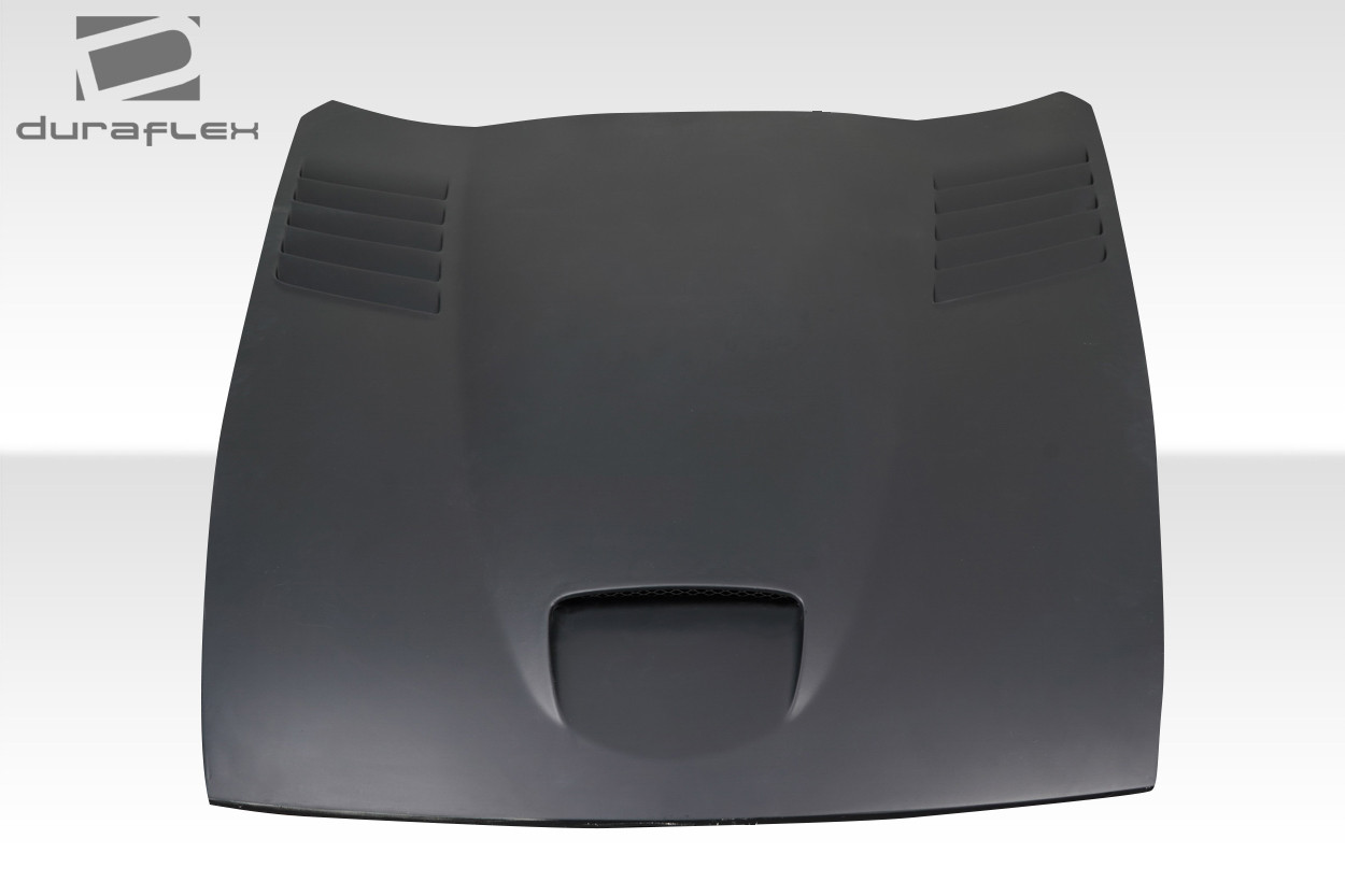 2003-2009 Dodge Viper Duraflex SRT Look Hood - 1 Piece (S) / Vehicle Year Make Model Trim - 2003-2009-Dodge Viper ALL / Product Type - Hood / Style Name -SRT / Kit Material - FRP (Fiberglass Reinforced Plastics) / Notes - Hood pins are required.