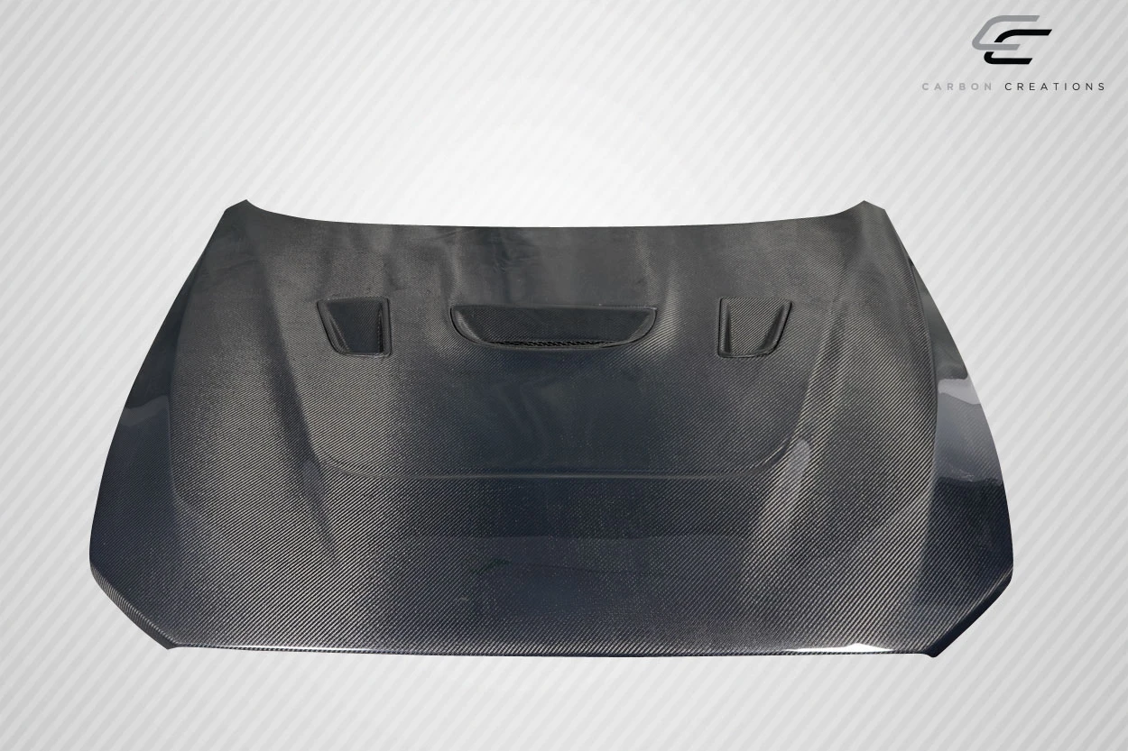2014-2021 BMW 2 Series / 2016-2021 BMW M2 F22 F23 F87 Carbon Creations Power Dynamics Hood - 1 Piece / Vehicle Year Make Model Trim - 2014-2021-BMW 2 Series ALL / Product Type - Hood / Style Name -Power Dynamics / Kit Material - Carbon Fiber / Notes - Note: Hood pins are required.