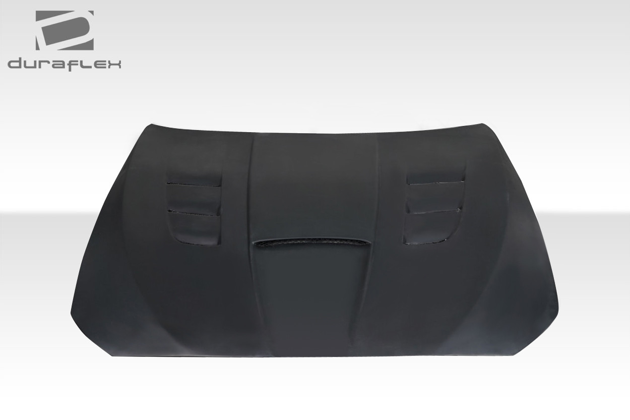 2011-2016 BMW 5 Series F10 4DR Duraflex Power Dynamics Hood - 1 Piece / Vehicle Year Make Model Trim - 2011-2016-BMW 5 Series ALL / Product Type - Hood / Style Name -Power Dynamics / Kit Material - FRP (Fiberglass Reinforced Plastics) / Notes - Note: Hood pins are required.