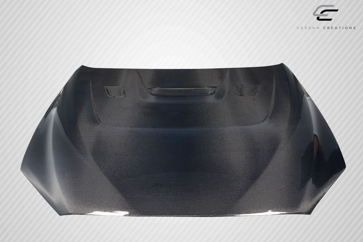 2011-2019 BMW 6 Series F06 F12 F13 Carbon Creations Power Dynamics Hood - 1 Piece / Vehicle Year Make Model Trim - 2011-2019-BMW 6 Series ALL / Product Type - Hood / Style Name -Power Dynamics / Kit Material - Carbon Fiber / Notes - Note: Hood pins are required.