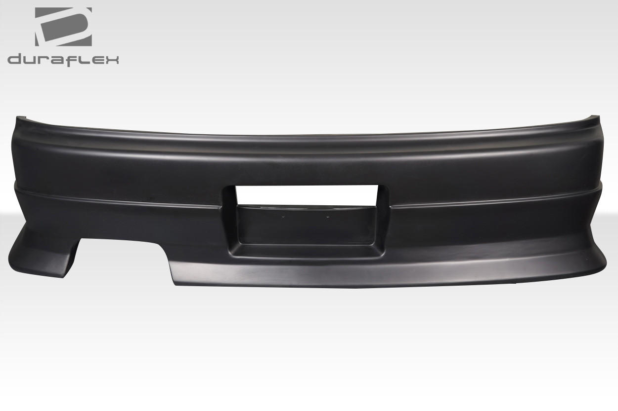 1989-1994 Nissan 240SX S13 HB Duraflex D1 Sport V3 Rear Bumper Cover - 1 Piece / Vehicle Year Make Model Trim - 1989-1994-Nissan 240SX HB / Product Type - Rear Bumper / Style Name -D1 / Kit Material - FRP (Fiberglass Reinforced Plastics) / Notes -