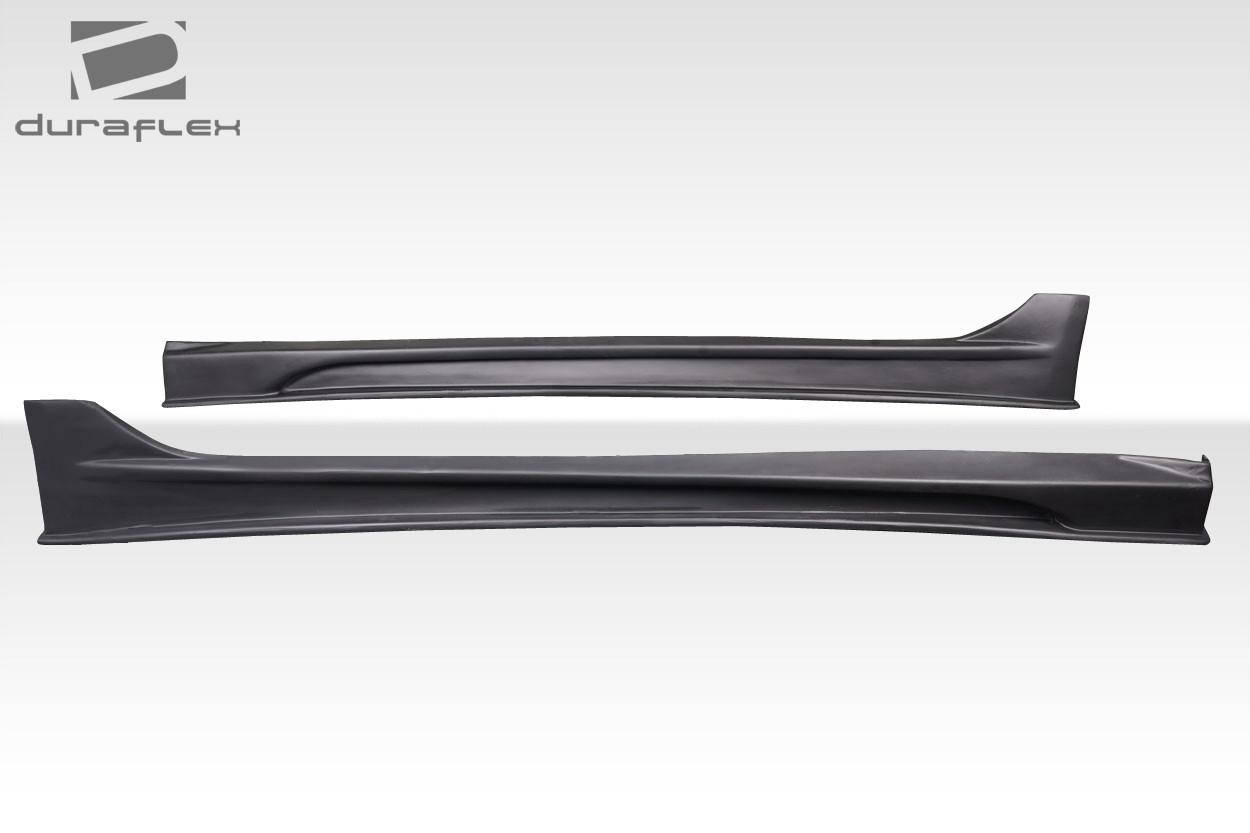 2008-2017 Mitsubishi Lancer Duraflex UN Track Side Skirts Rocker Panels - 2 Piece / Vehicle Year Make Model Trim - 2008-2017-Mitsubishi Evolution ALL / Product Type - Sideskirts / Style Name -UN Track / Kit Material - FRP (Fiberglass Reinforced Plastics) / Notes - Note: Does not fit EVO X Models