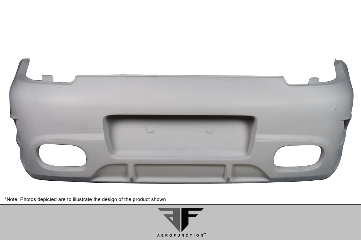 2009-2011 Porsche 911 Carrera 997 AF-1 Rear Bumper (GFK) - 1 Piece (S)